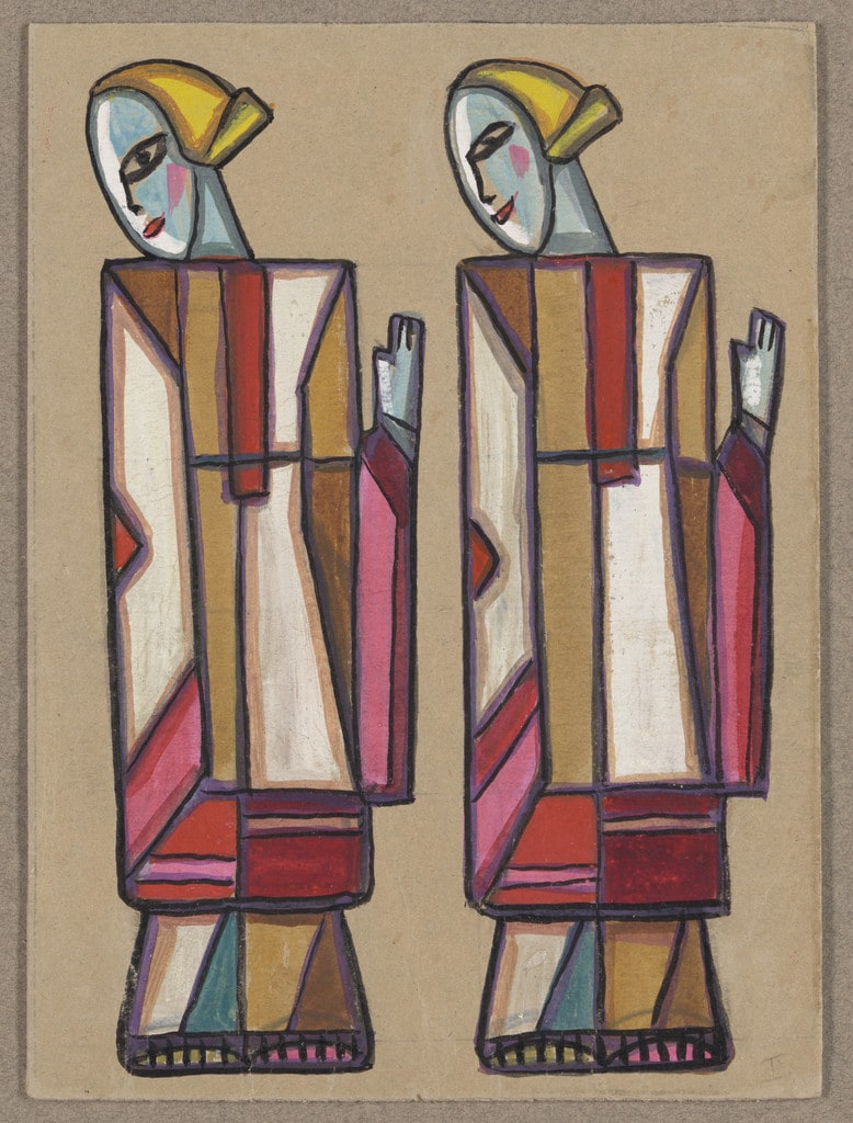Costume design for the ballet Les Noces (The Wedding)