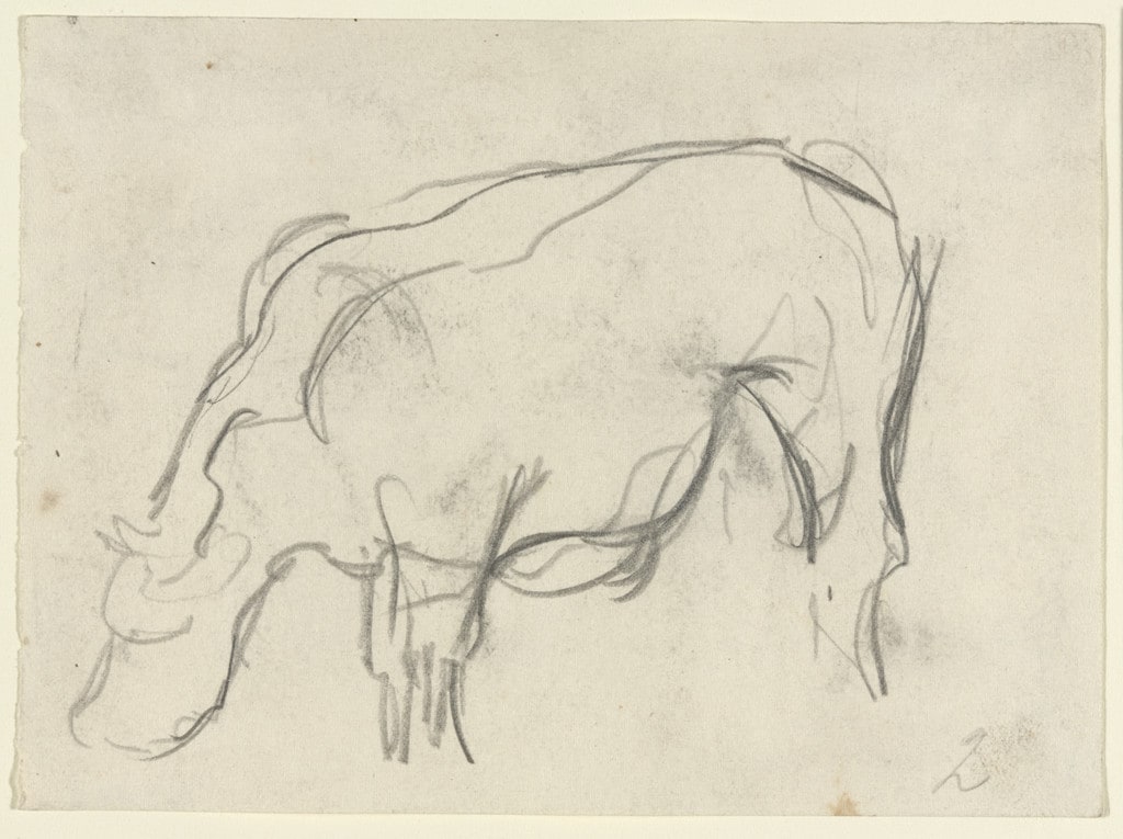 Study for Composition VIII (The Cow)