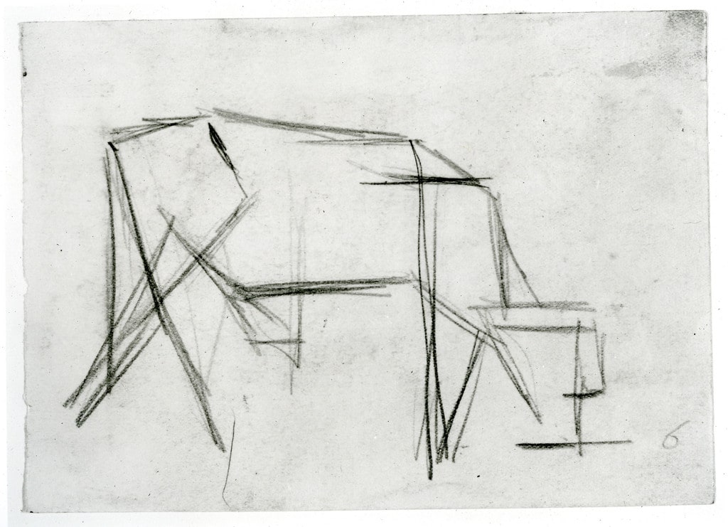 Study for Composition VIII (The Cow)