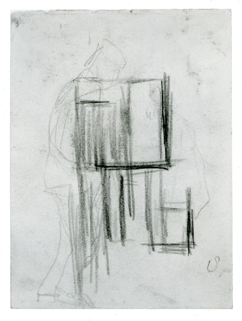 Study for Composition VIII (The Cow)