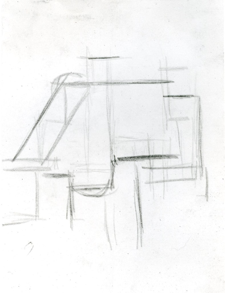Study for Composition VIII (The Cow)
