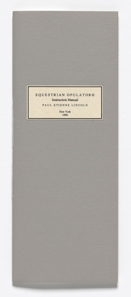 Equestrian Opulator (Instruction Manual)