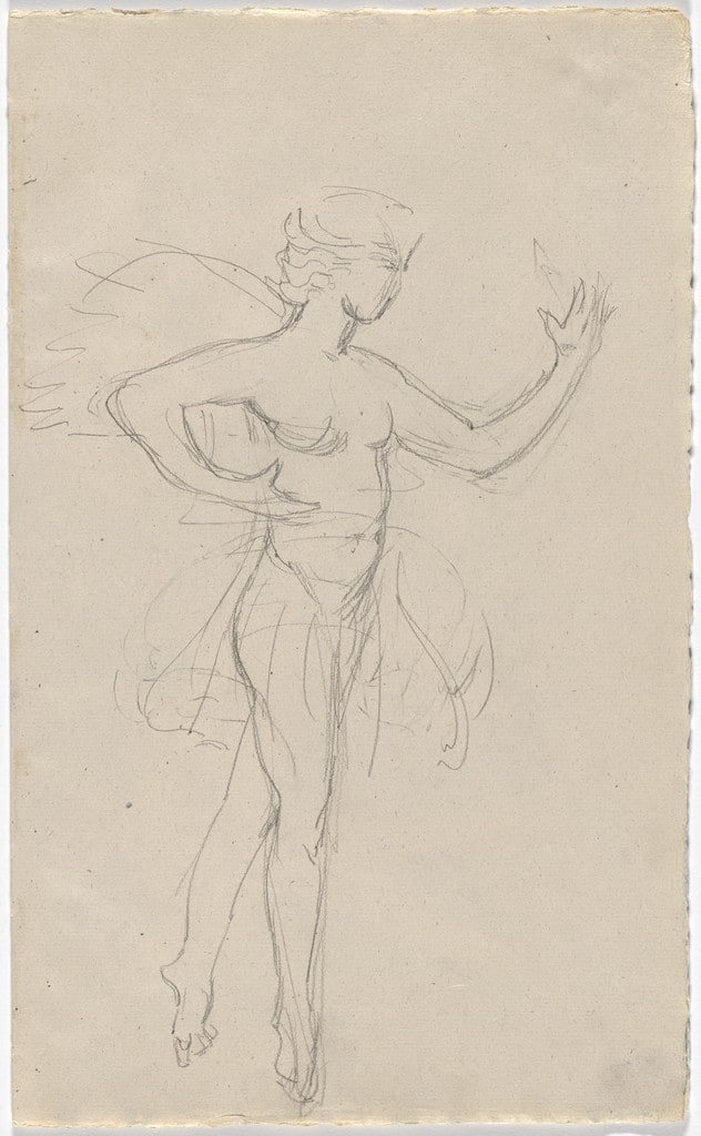 Costume design for artist's ballet Orphée of the Quat-z-arts