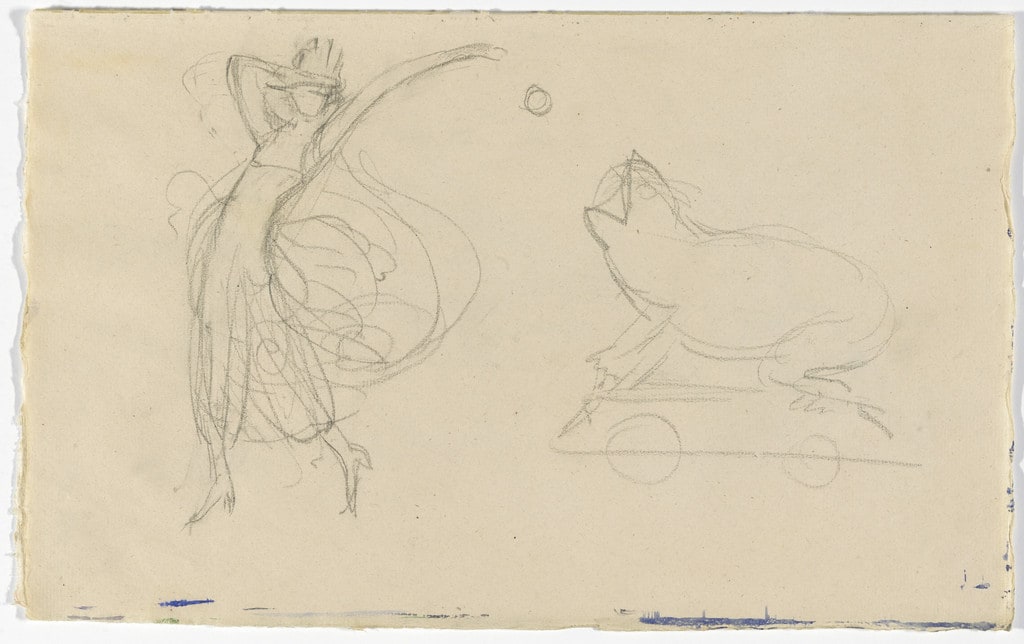 Costume design for artist's ballet Orphée of the Quat-z-arts