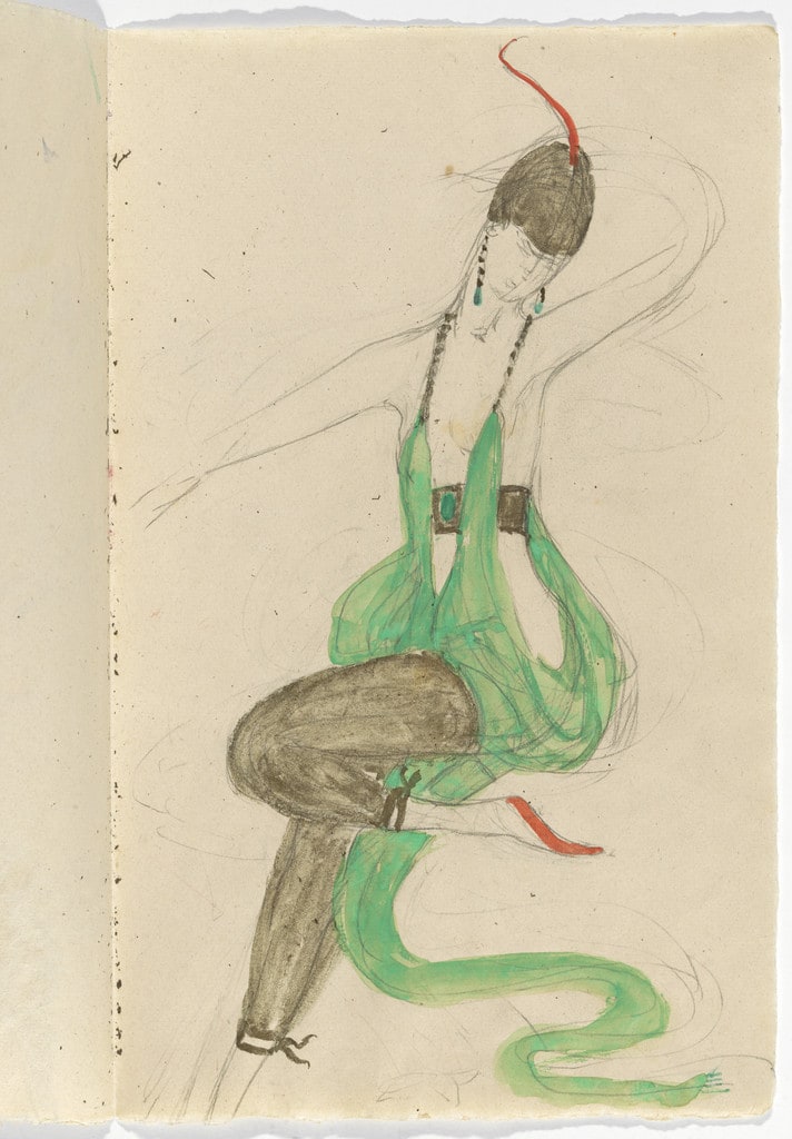 Costume design for artist's ballet Orphée of the Quat-z-arts