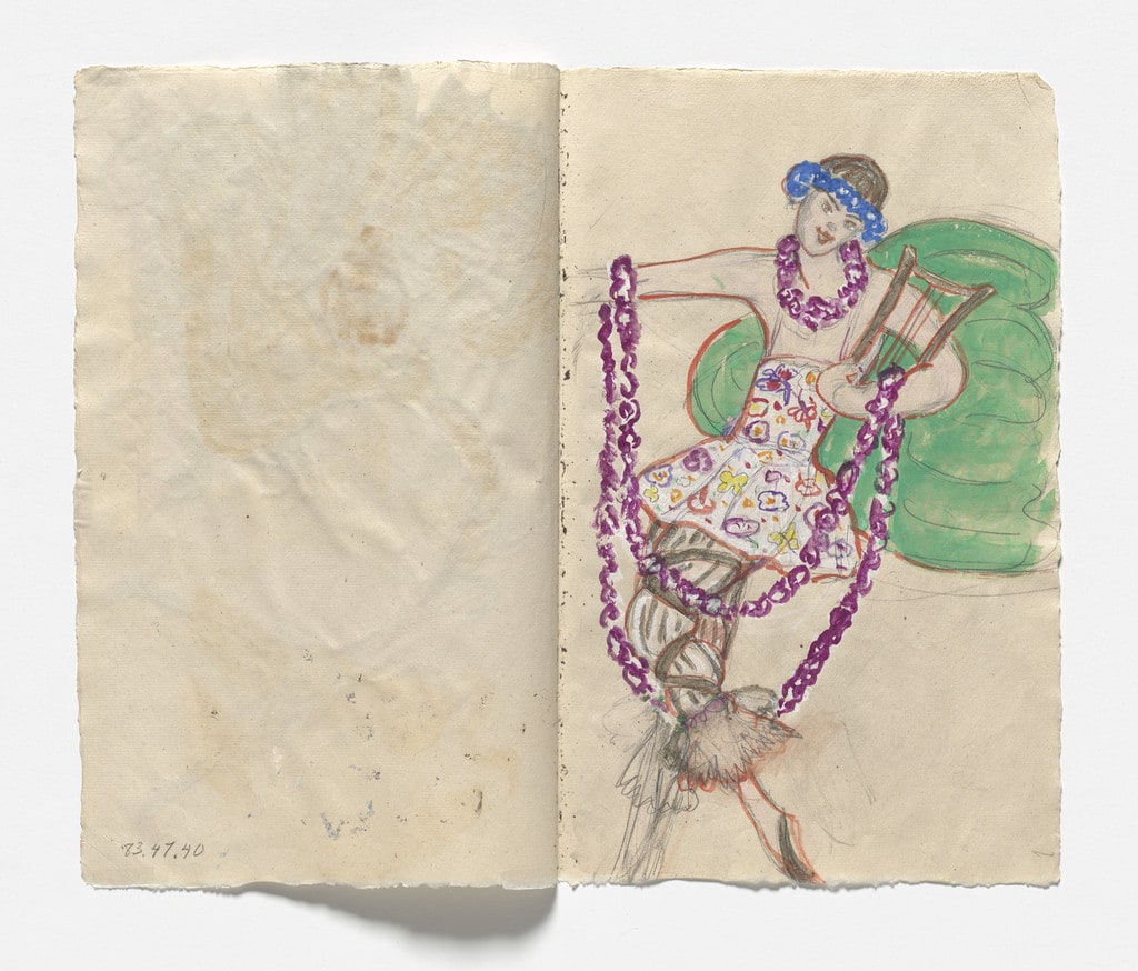 Costume design for artist's ballet Orphée of the Quat-z-arts