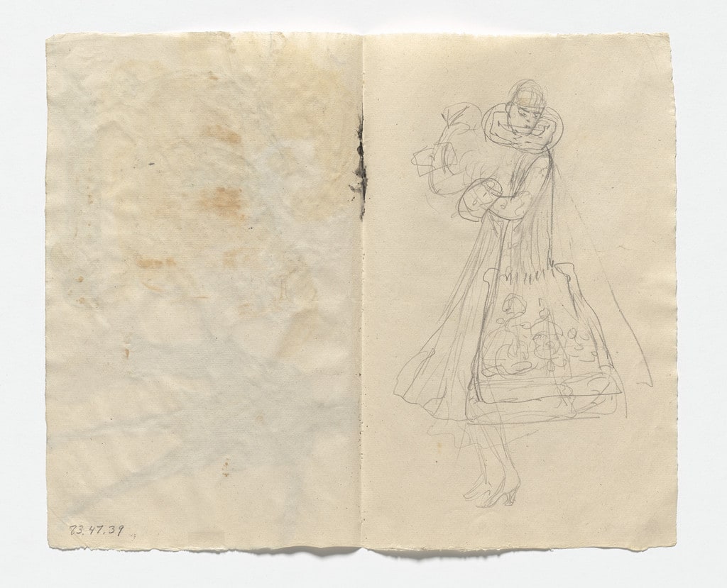 Costume design for artist's ballet Orphée of the Quat-z-arts