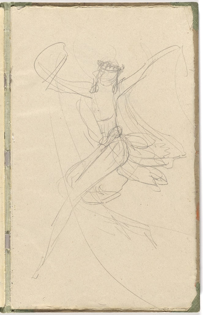 Costume designs for artist's ballet Orphée of the Quat-z-arts