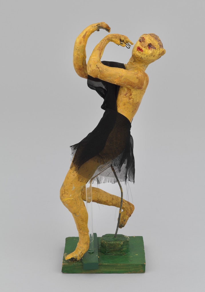 Maquette (Faun) for artist's ballet Orphée of the Quat-z-arts