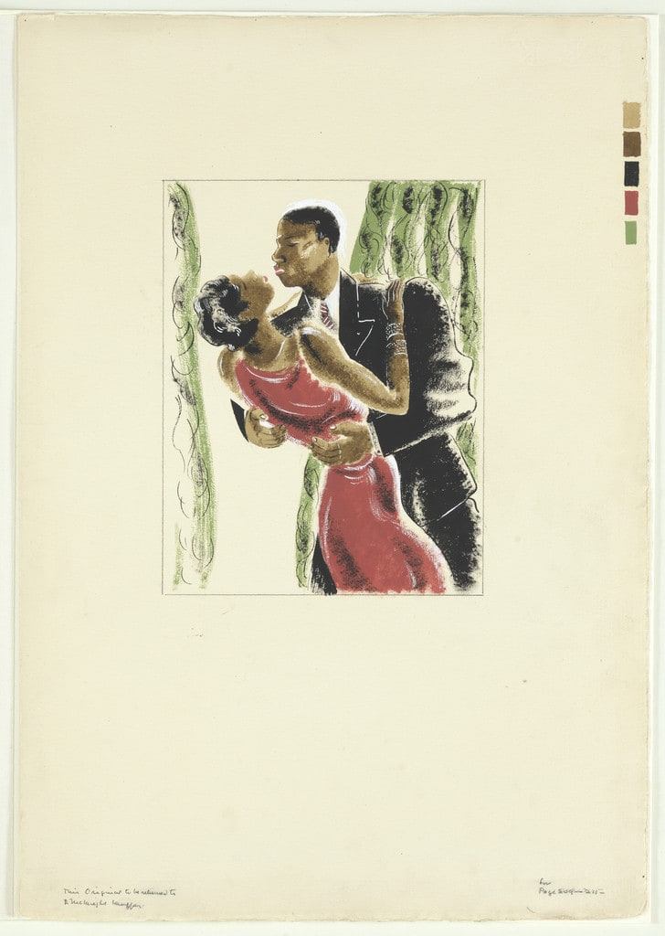 Byron and Lasca Dance Together from Nigger Heaven (Illustration from Carl van Vechten's novel)