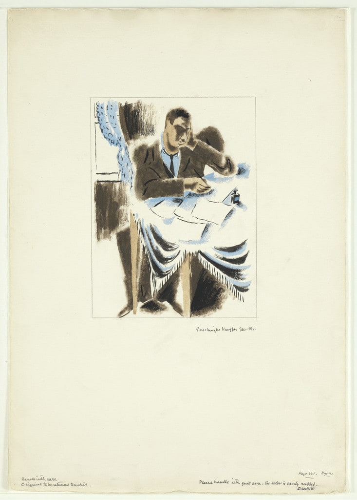 Byron Writes from Nigger Heaven (Illustration from Carl van Vechten's novel)