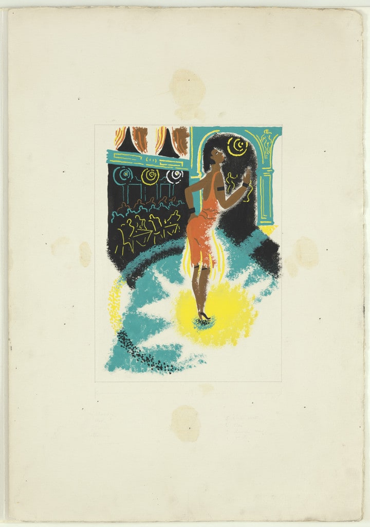 At the Winter Palace from Nigger Heaven (Illustration from Carl van Vechten's novel)