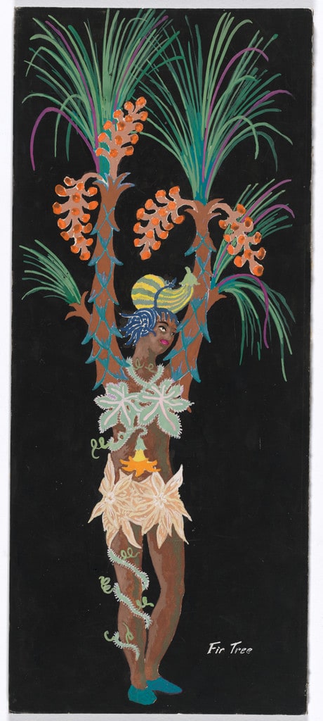 Fir Tree. Costume design for the ballet Pocahontas