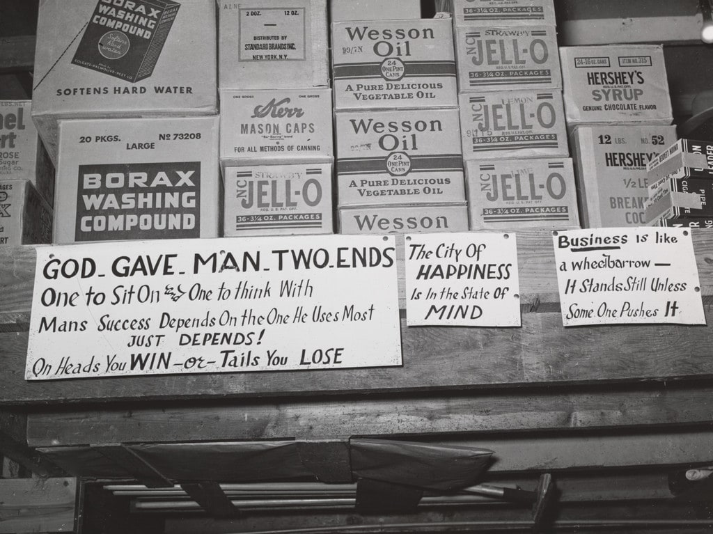 Sign in Wholesale Grocery Store, San Angelo, Texas