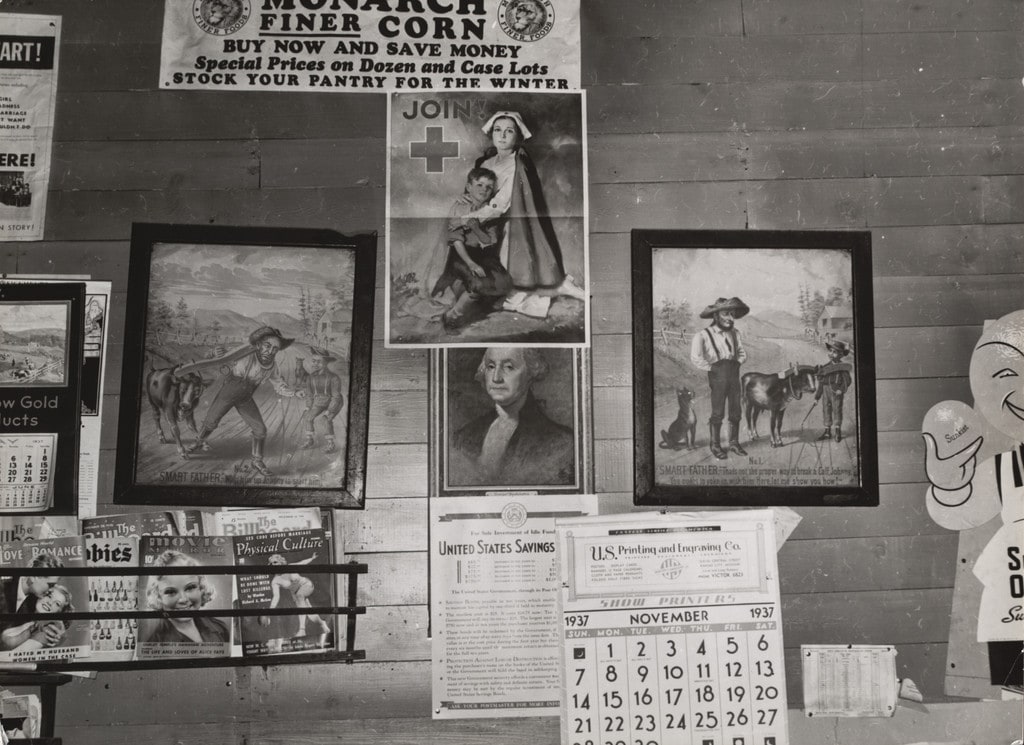 Decoration in Store at Alger, Montana