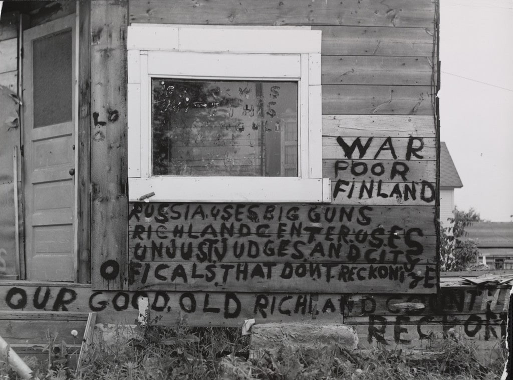 Sign on Building, Richland Center, Wisconsin