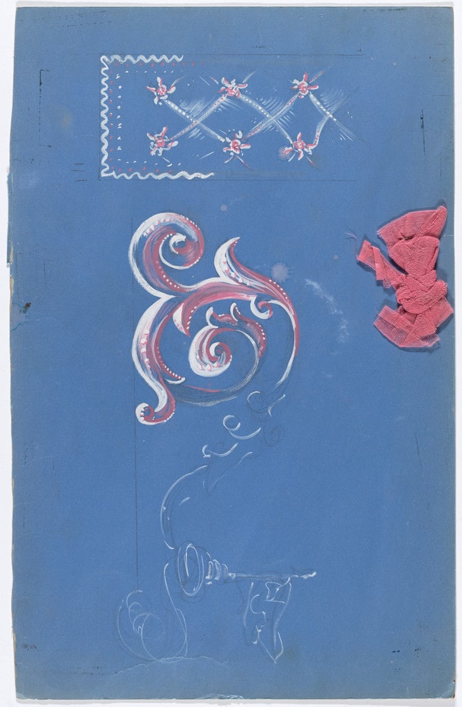 Set design for the ballet Charade (or The Debutante)