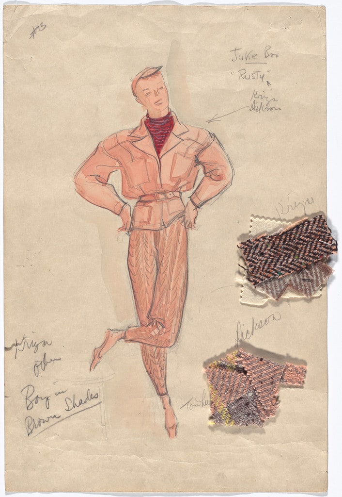Rusty. Costume design for the ballet Juke-Box