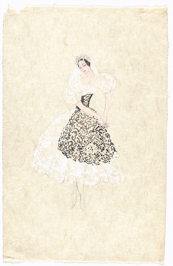 Baiser de la fee:  Costume design for the ballet
