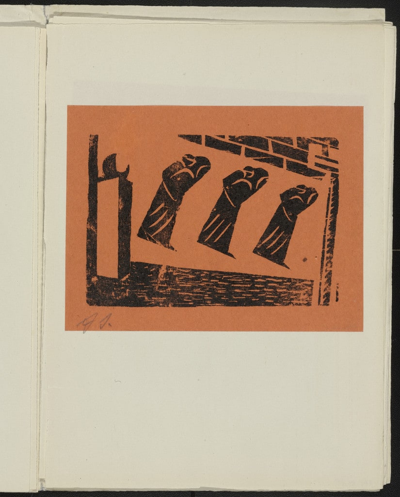 Untitled from 13 Woodcuts by Siqueiros (13 Grabados en madera por Siqueiros)