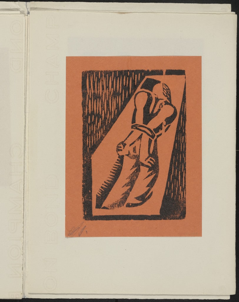 Untitled from 13 Woodcuts by Siqueiros (13 Grabados en madera por Siqueiros)
