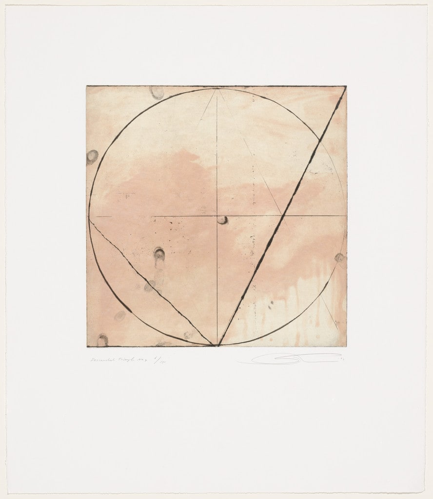 Surface is the Between, Between Vertical and Horizon - Descended Triangle No. 4