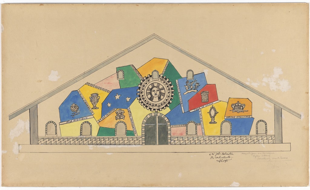 Maquette for the Facade Mosaic of the Church of our Lady of All Grace, Assy