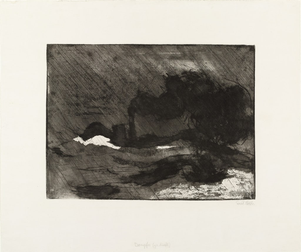 Steamer (large, dark) (Dampfer [gr. dkl.])