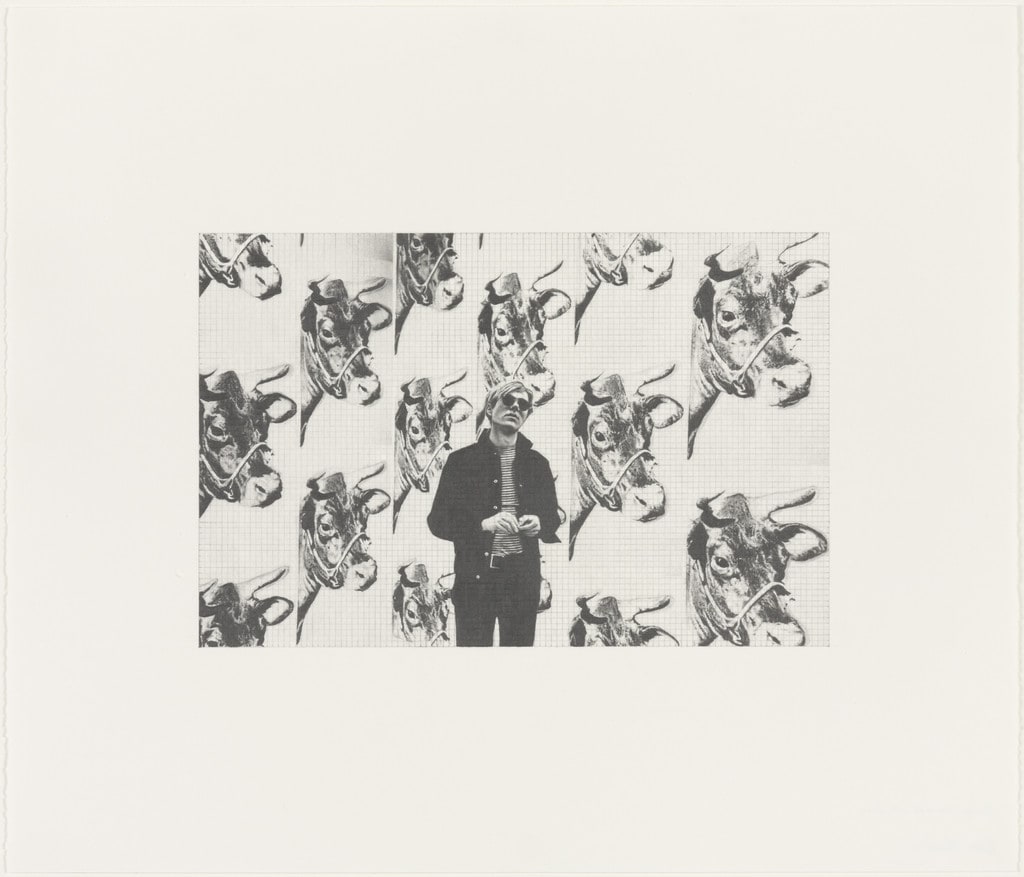 Andy Warhol with Cows
