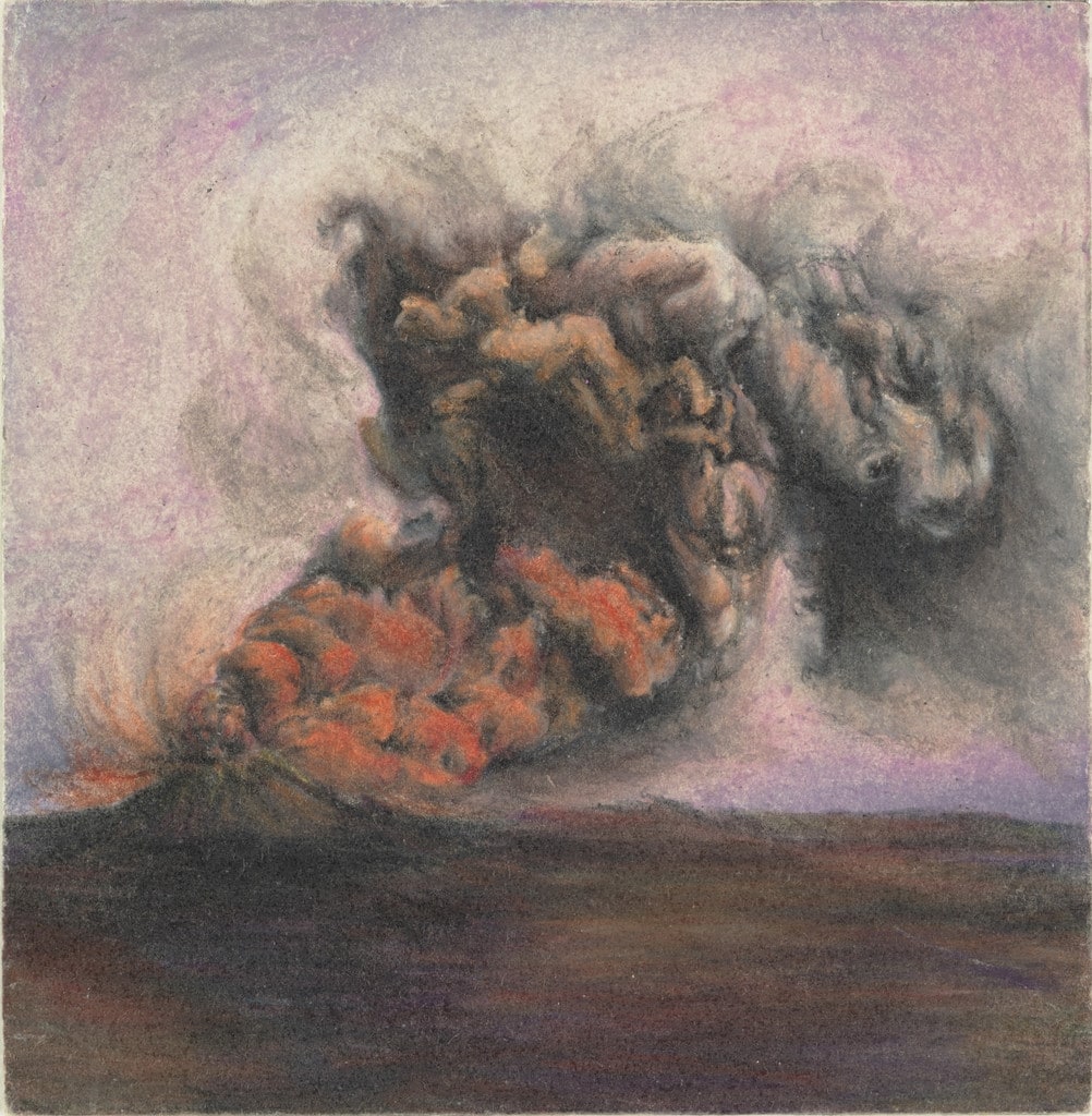 Untitled (Lavender Sky Volcano)