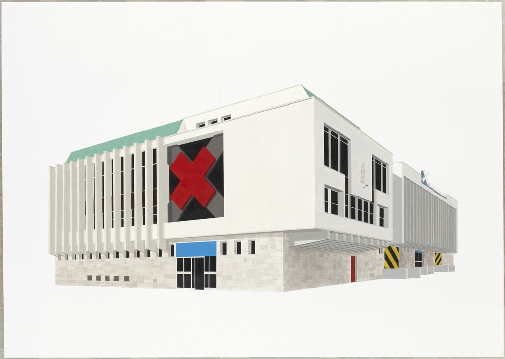 Colour Study for the Ambulance Station