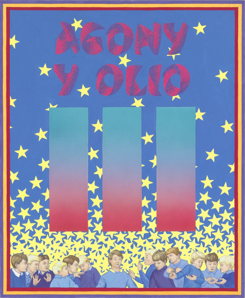 Dream Object ("I'm working on a psychedelic poster as part of a magazine but it may be too expensive to print, featuring kids in poses from the last supper at the bottom.")