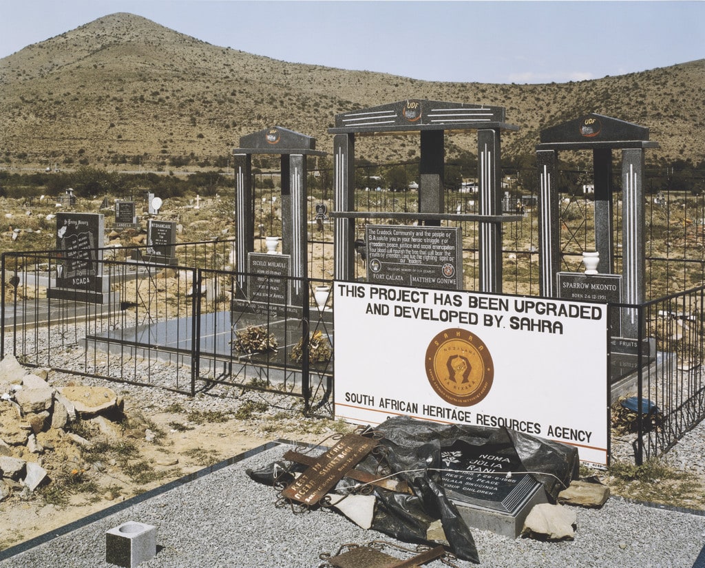 The Graves of the Cradock Four, Mathew Goniwe, Fort Calata, Sicelo Mhlauli, and Sparrow Mkonto, Anti-Apartheid Activists and Community Leaders, Assassinated by Members of the Security Branch of the South African Police on 27 June 1985., The Confessed Murderers were Refused Amnesty by the Truth and Reconciliation Commission. Thus Far, No-One has been Prosecuted for the Crimes. Craddock, Eastern Cape