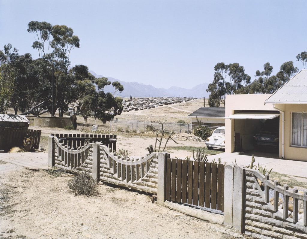 House and Garden and the Chris Hani Informal Settlement, Tulbagh, Western Cape