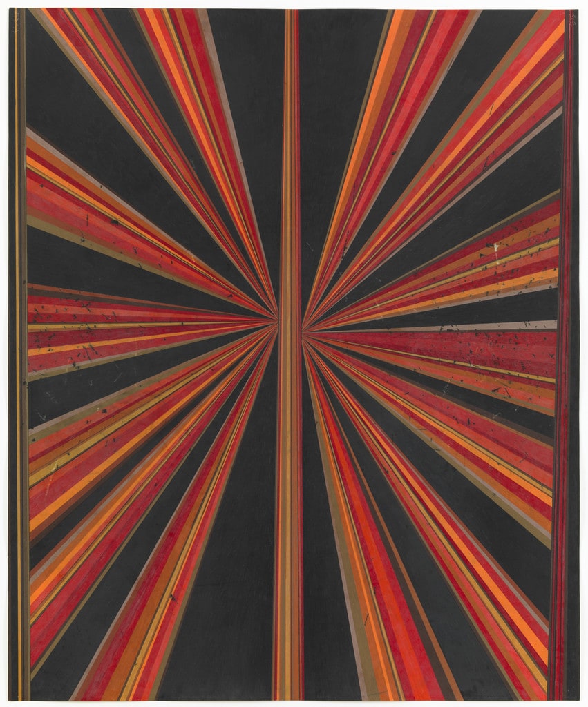 Untitled (Red, Orange, Brown and Black Butterfly) #581