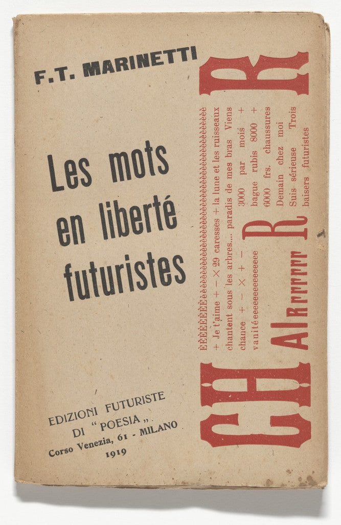Les mots en liberté futuristes