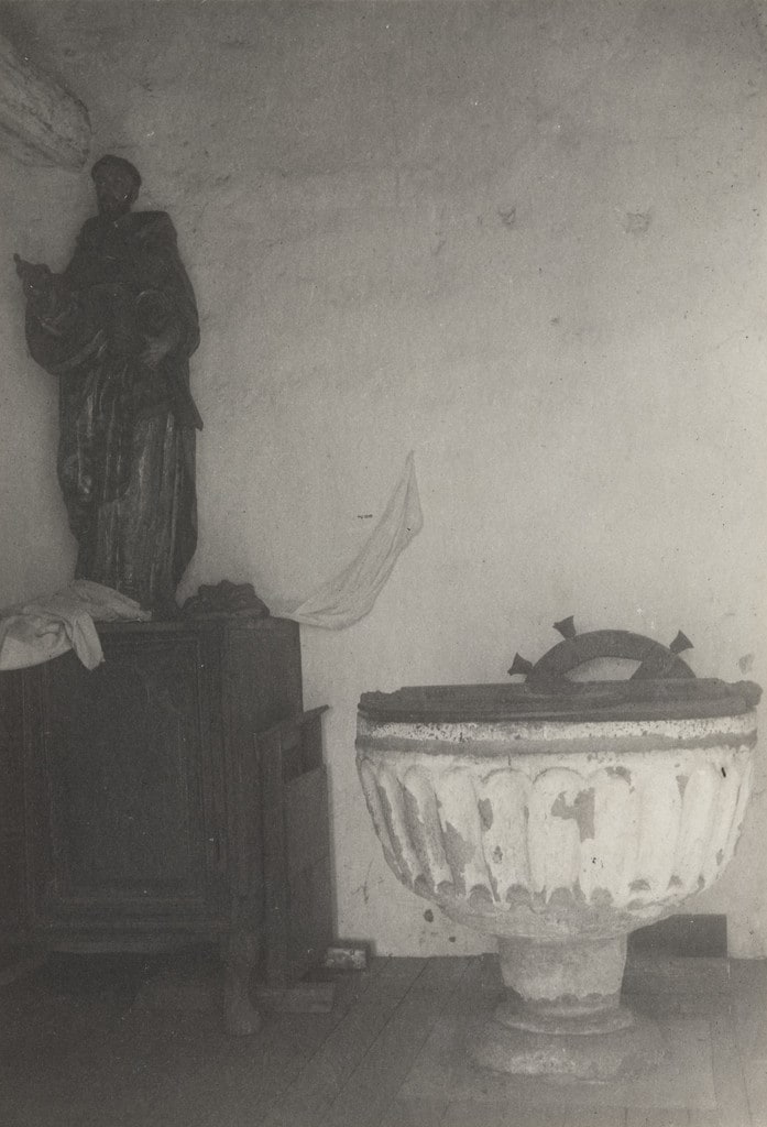 San Juan Capistrano Mission Font and Prayer Wheel