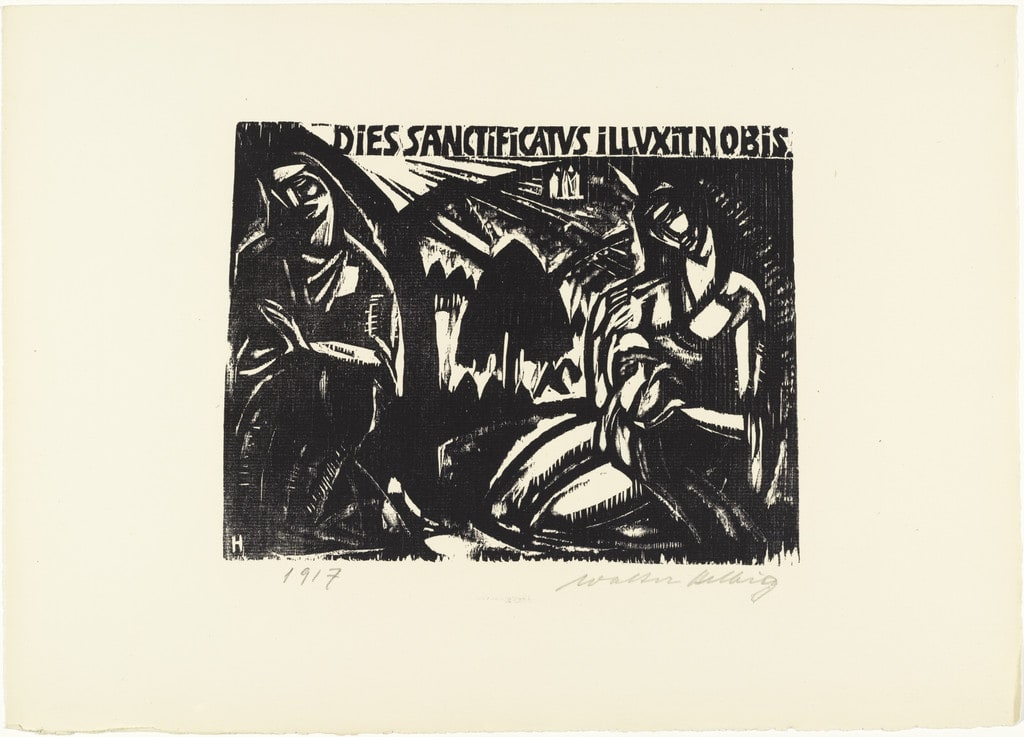 Annunciation (III.) (Verkündigung (Ill.)) from 16 Woodcuts (16 Holzschnitte)