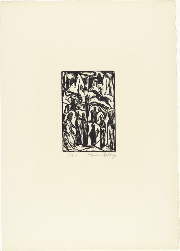 Illustration from 16 Woodcuts (16 Holzschnitte)
