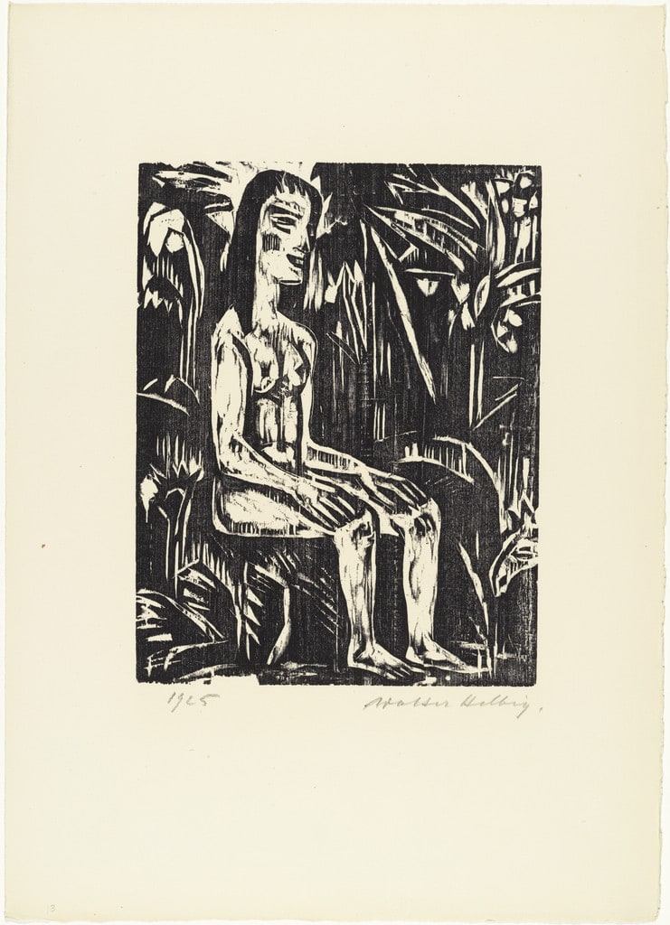 Islander (Insulanerin) from 16 Woodcuts (16 Holzschnitte)
