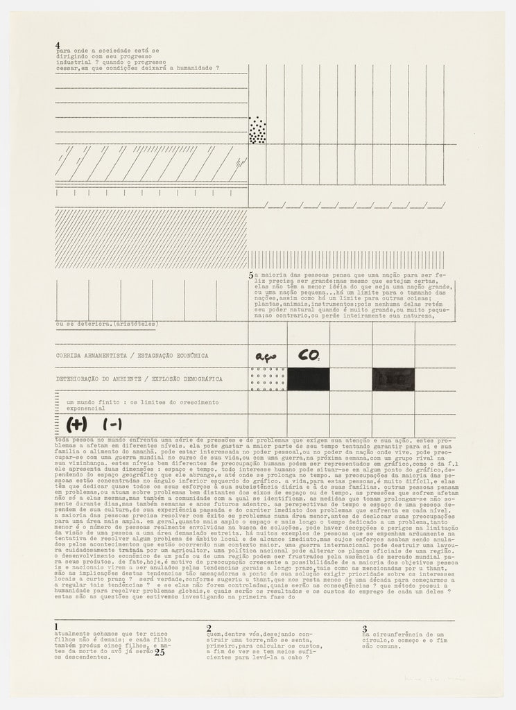 Untitled from the series Typed Writings (Datiloscritos)