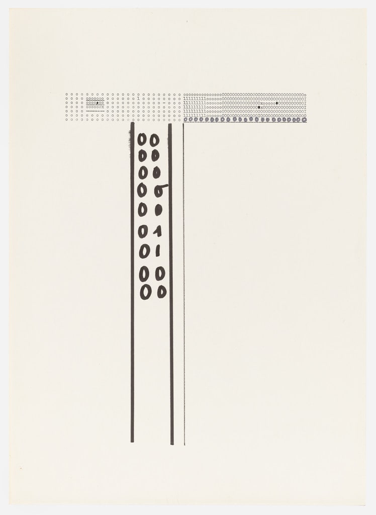 Untitled from the series Typed Writings (Datiloscritos)