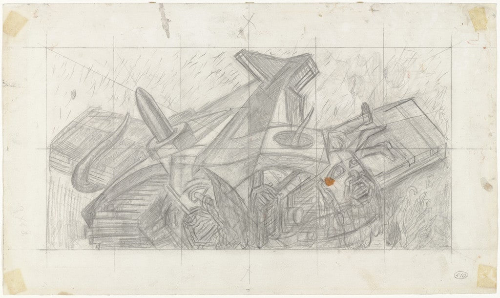 Study for Dive Bomber and Tank