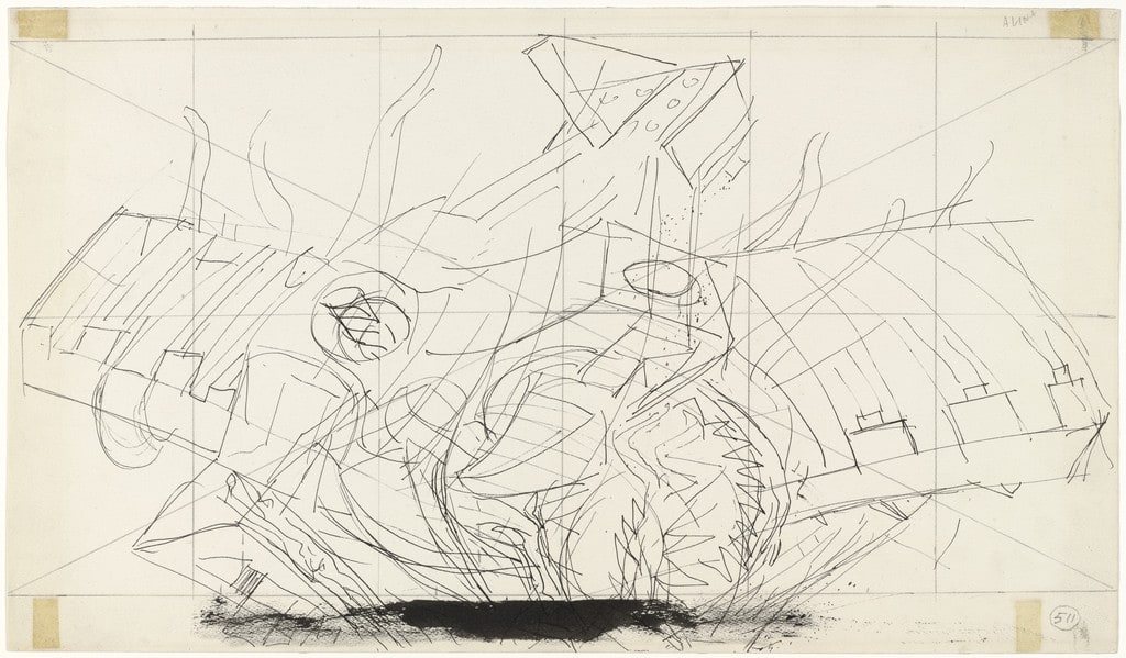 Study for Dive Bomber and Tank