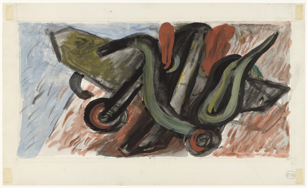 Study for Dive Bomber and Tank