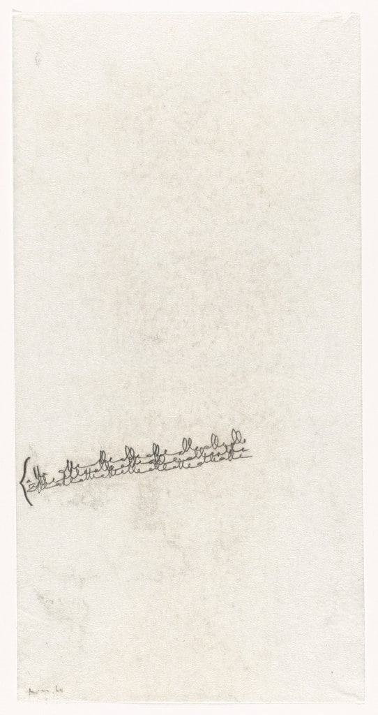 Untitled from the series Written (Escritas)