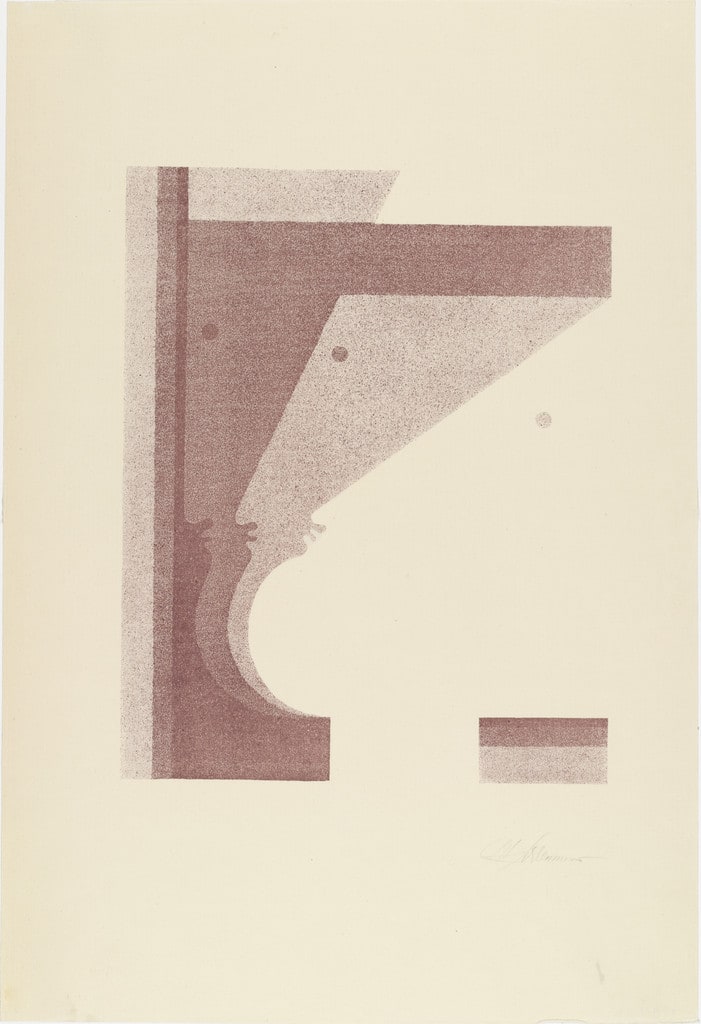Three Profiles, the One in the Middle Vertical (Drei Profile, das mittlere senkrecht) from Play on Heads (Spiel mit Köpfen)