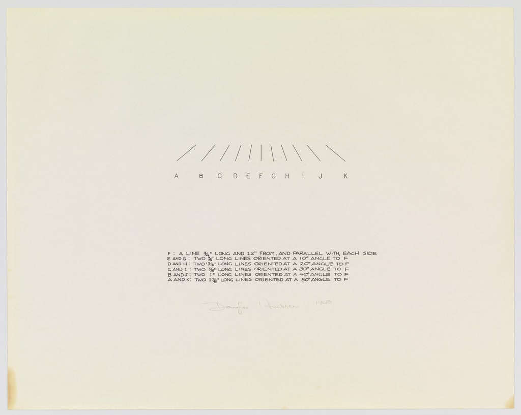 F:  A Line 3/4" Long & 12" From, and Parallel With, Each Side