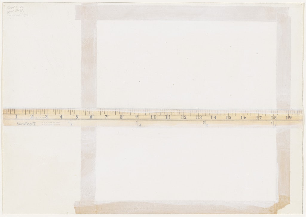 Wood Rule, Yard Stick, Squared Tape