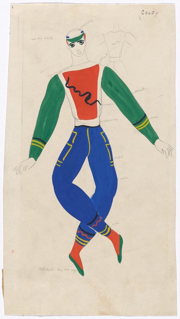 Costume design for the ballet Show Piece